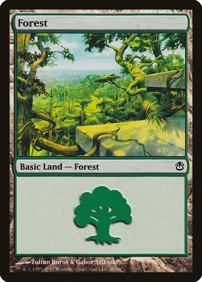 Image for Forest (38) (38) (Ajani vs. Nicol Bolas) - Magic: The Gathering