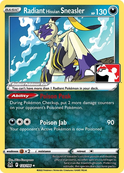 Image for Radiant Hisuian Sneasler (123/196) - Pokemon