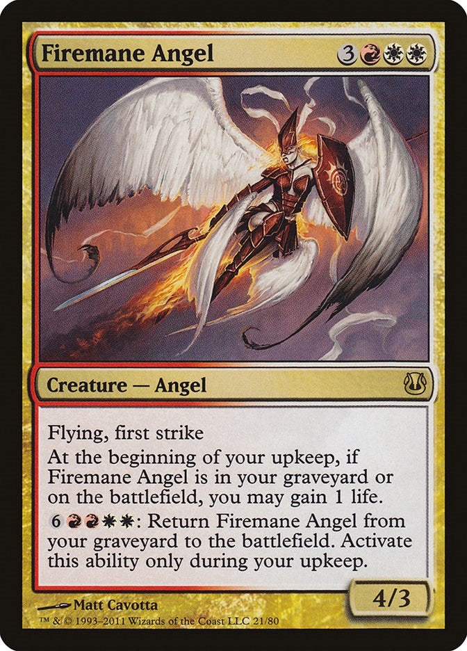 Image for Firemane Angel (21) (Ajani vs. Nicol Bolas) - Magic: The Gathering