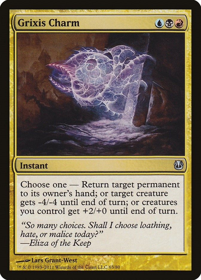 Image for Grixis Charm (63) (Ajani vs. Nicol Bolas) - Magic: The Gathering
