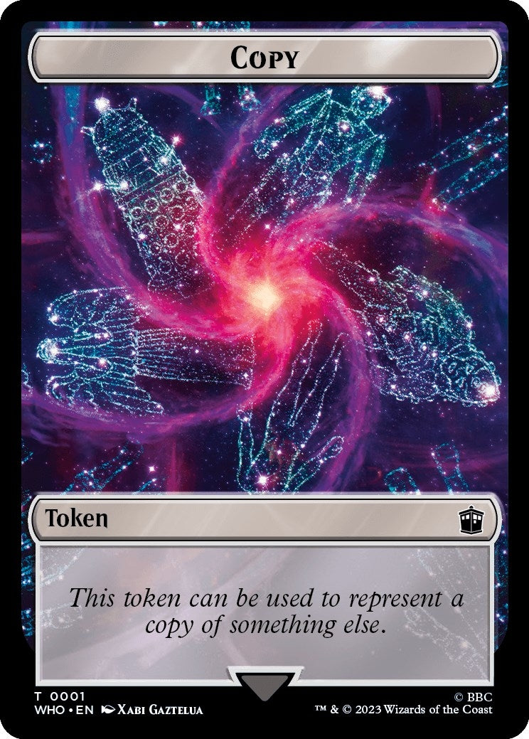 Image for Copy // Mark of the Rani Double-Sided Token (1 // 15) (Universes Beyond: Doctor Who) - Magic: The Gathering