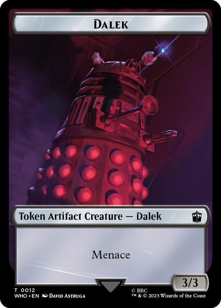 Image for Dalek // Beast Double-Sided Token (12 // 17) (Universes Beyond: Doctor Who) - Magic: The Gathering