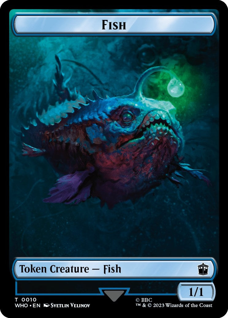 Image for Fish // Treasure (0029) Double-Sided Token (10 // 29) (Universes Beyond: Doctor Who) - Magic: The Gathering
