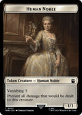 Image for Human Noble // Clue (0022) Double-Sided Token (7 // 22) (Universes Beyond: Doctor Who) - Magic: The Gathering