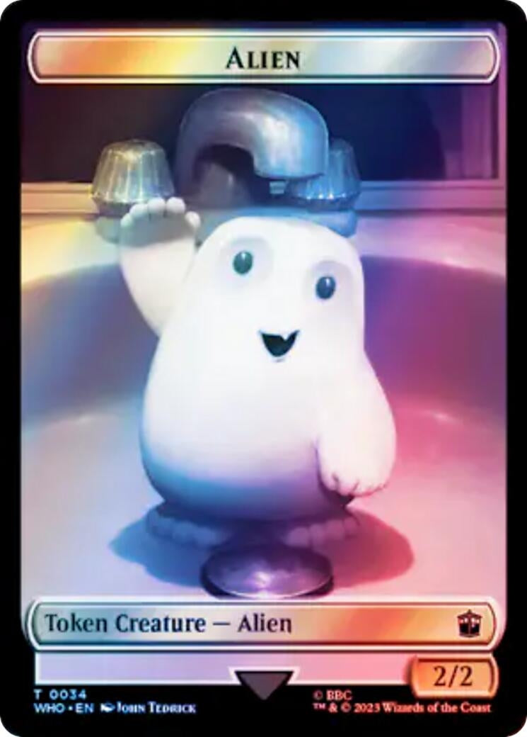 Image for Alien // Alien Insect Double-Sided Token (Surge Foil) (34 // 51) (Universes Beyond: Doctor Who) - Magic: The Gathering