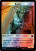 Image for Horse // Food (0057) Double-Sided Token (Surge Foil) (36 // 57) (Universes Beyond: Doctor Who) - Magic: The Gathering