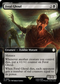 Image for Feral Ghoul (Extended Art) (381) (Universes Beyond: Fallout) - Magic: The Gathering