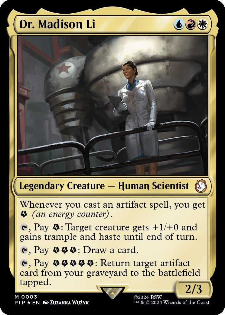 Image for Dr. Madison Li (3) (Universes Beyond: Fallout) - Magic: The Gathering
