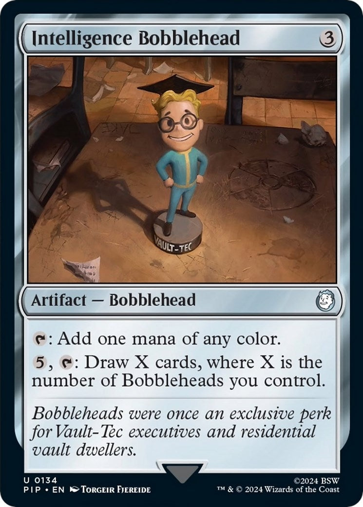 Image for Intelligence Bobblehead (134) (Universes Beyond: Fallout) - Magic: The Gathering