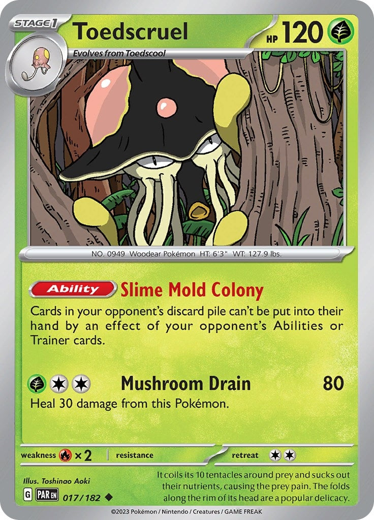Image for Toedscruel (017/182) (PAR) - Pokemon