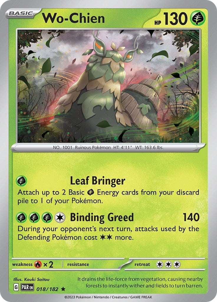 Image for Wo-Chien (018/182) (PAR) - Pokemon