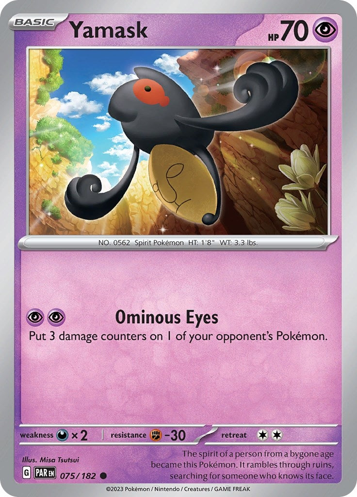 Image for Yamask (075/182) (PAR) - Pokemon