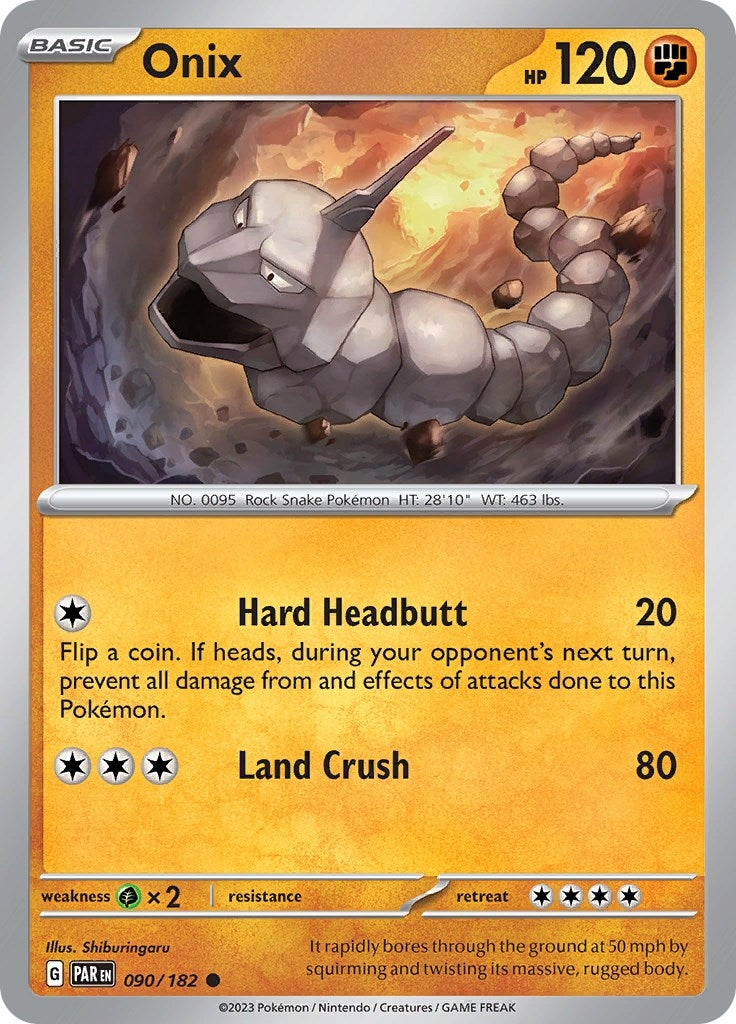 Image for Onix (090/182) (PAR) - Pokemon
