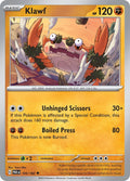 Image for Klawf (105/182) (PAR) - Pokemon