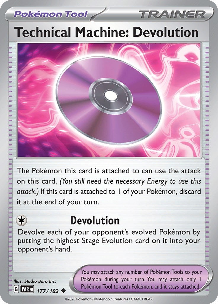 Image for Technical Machine: Devolution (177/182) (PAR) - Pokemon