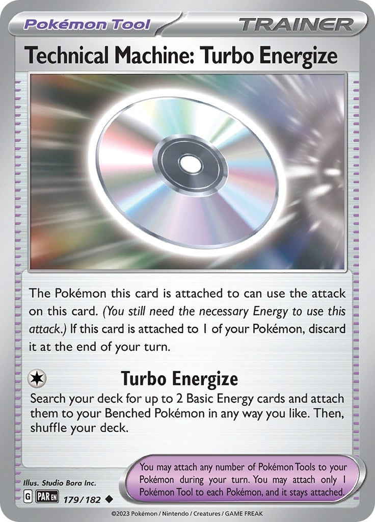 Image for Technical Machine: Turbo Energize (179/182) (PAR) - Pokemon
