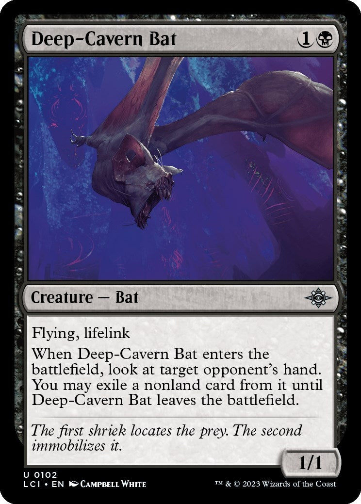 Image for Deep-Cavern Bat (102) (The Lost Caverns of Ixalan) - Magic: The Gathering