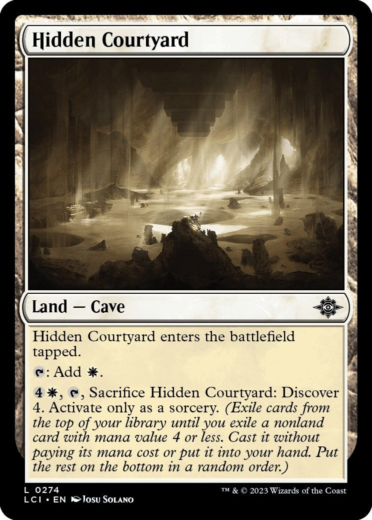 Image for Hidden Courtyard (274) (The Lost Caverns of Ixalan) - Magic: The Gathering