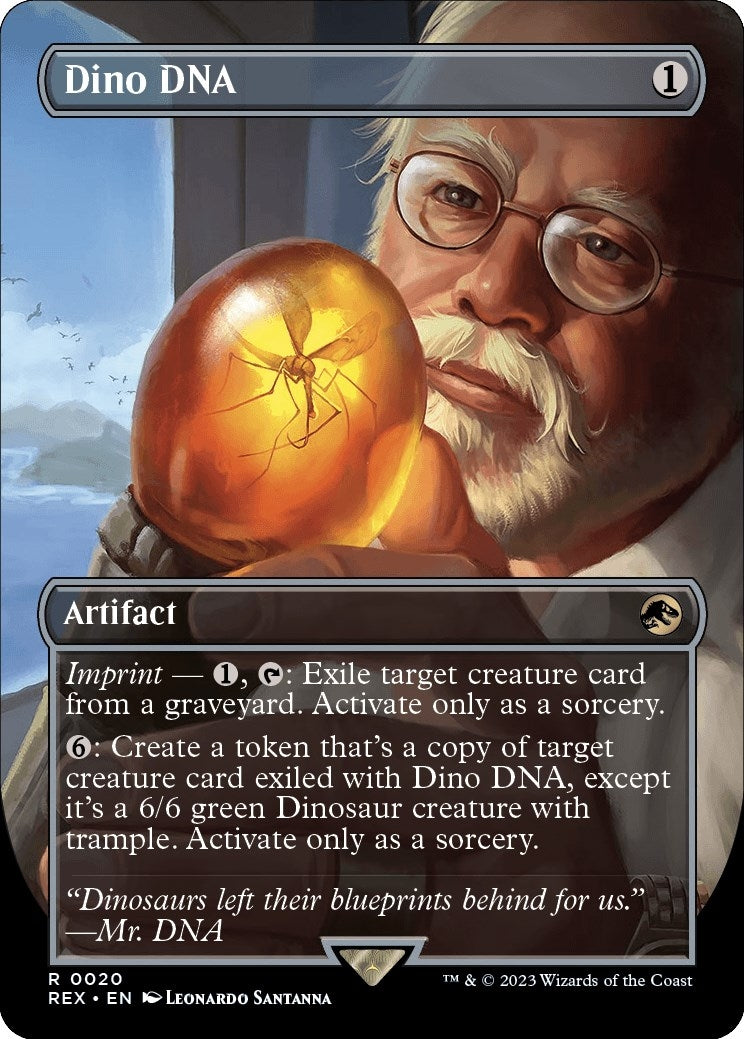 Image for Dino DNA (Borderless) (20) (Universes Beyond: Jurassic World Collection) - Magic: The Gathering