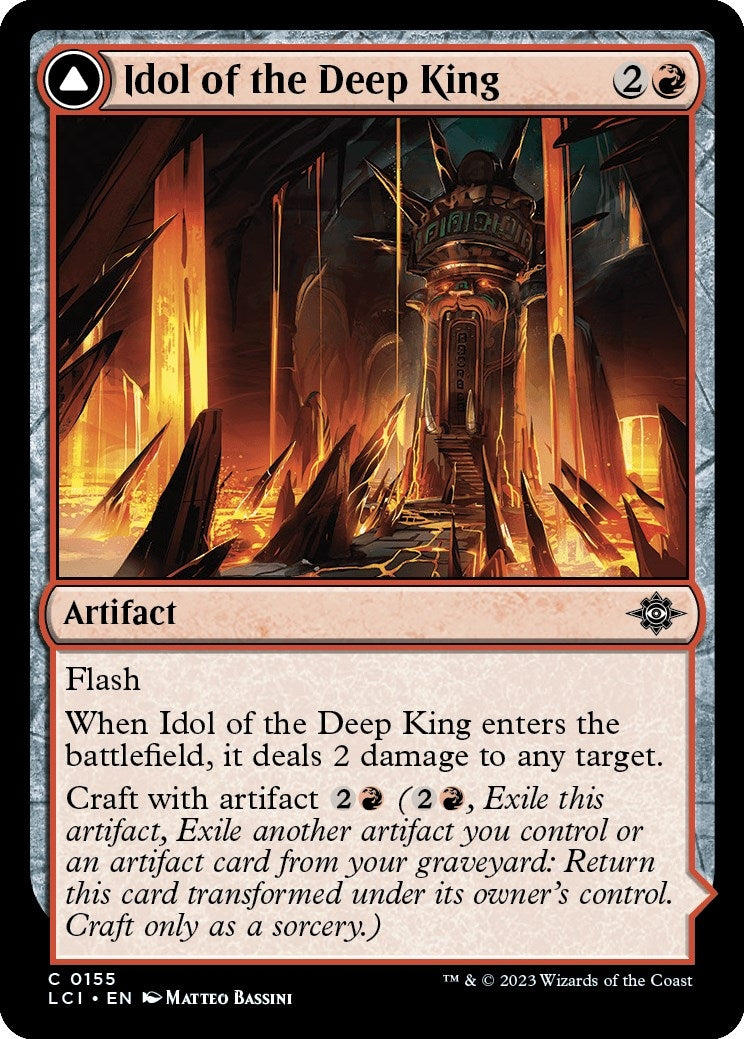 Image for Idol of the Deep King (155) (The Lost Caverns of Ixalan) - Magic: The Gathering