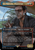 Image for Ian Malcolm, Chaotician (Borderless) (Emblem) (38) (Universes Beyond: Jurassic World Collection) - Magic: The Gathering