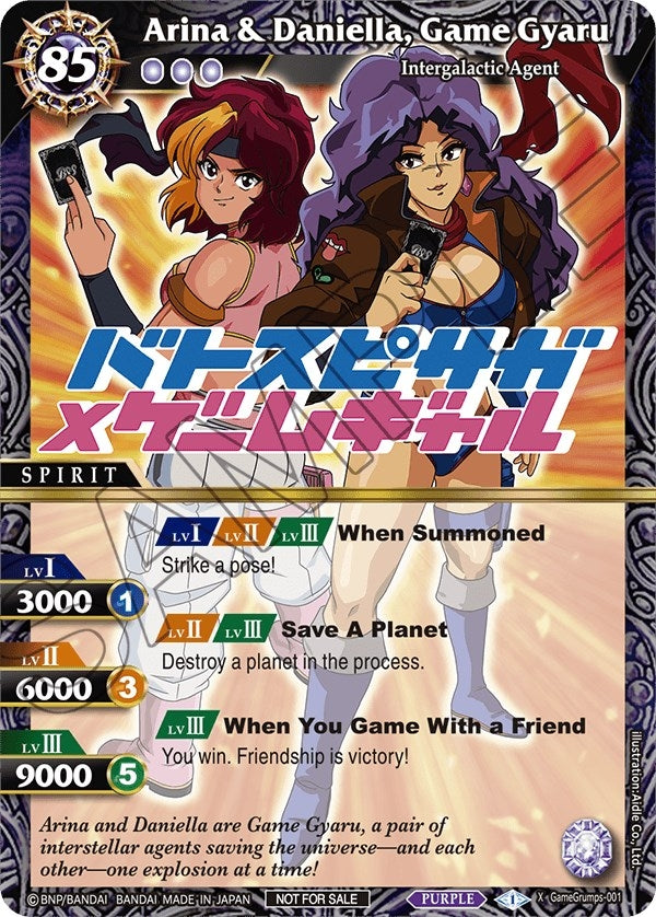 Image for Arina & Daniella, Game Gyaru (GameGrumps-001) (Battle Spirits Saga Promo Cards) - Battle Spirits Saga