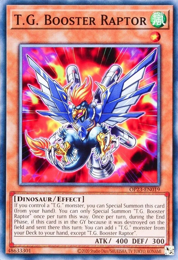 Image for T.G. Booster Raptor (OP23-EN019) (OP23) - YuGiOh