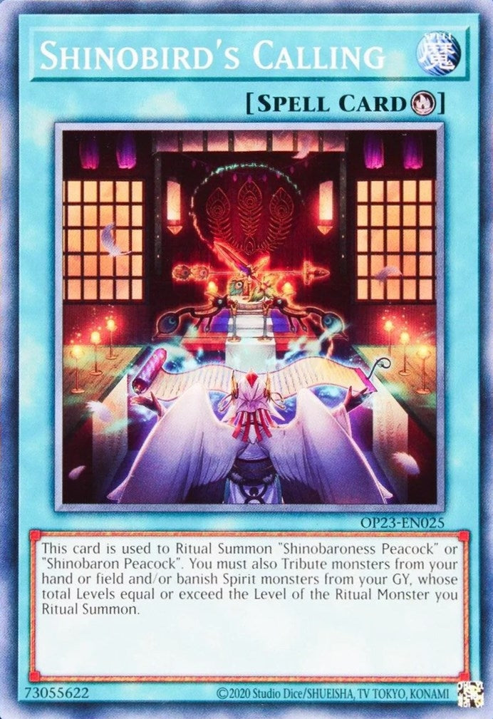 Image for Shinobird's Calling (OP23-EN025) (OP23) - YuGiOh