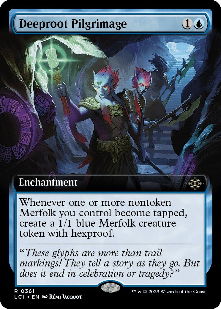 Image for Deeproot Pilgrimage (Extended Art) (361) (The Lost Caverns of Ixalan) - Magic: The Gathering