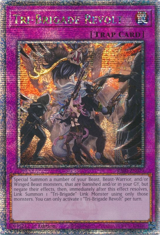 Image for Tri-Brigade Revolt (Quarter Century Secret Rare) (RA01-EN079) (RA01) - YuGiOh