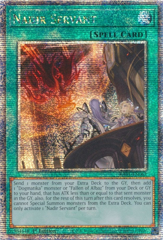 Image for Nadir Servant (Quarter Century Secret Rare) (RA01-EN062) (RA01) - YuGiOh
