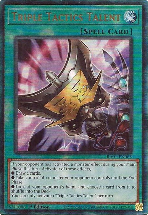 Triple Tactics Talent (PUR) (RA01-EN063) (RA01)