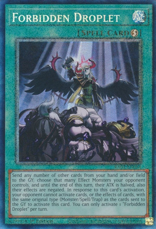 Image for Forbidden Droplet (PCR) (RA01-EN064) (RA01) - YuGiOh