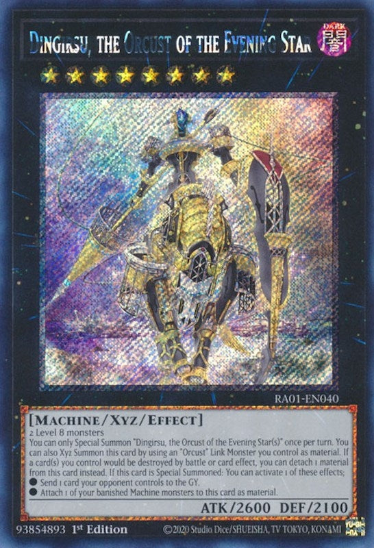 Dingirsu, the Orcust of the Evening Star (Platinum Secret Rare) (RA01-EN040) (RA01)