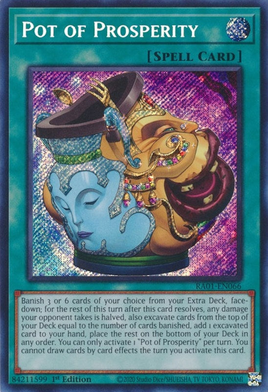 Image for Pot of Prosperity (Secret Rare) (RA01-EN066) (RA01) - YuGiOh