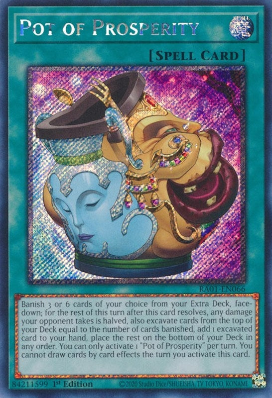 Pot of Prosperity (Platinum Secret Rare) (RA01-EN066) (RA01)
