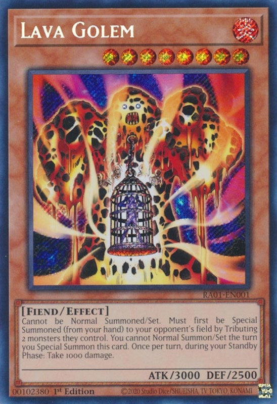 Image for Lava Golem (Secret Rare) (RA01-EN001) (RA01) - YuGiOh
