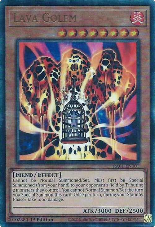 Lava Golem (PUR) (RA01-EN001) (RA01)