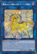 Knightmare Unicorn (Platinum Secret Rare) (RA01-EN043) (RA01)
