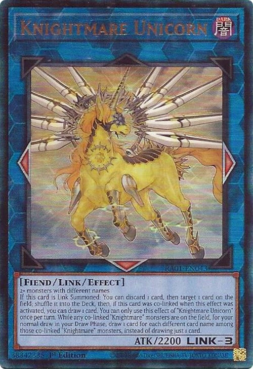 Knightmare Unicorn (PUR) (RA01-EN043) (RA01)