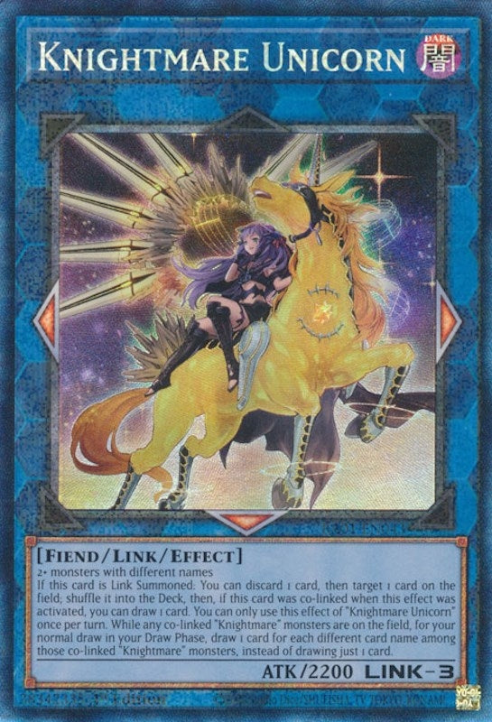 Image for Knightmare Unicorn (Alternate Art) (PCR) (RA01-EN043) (RA01) - YuGiOh