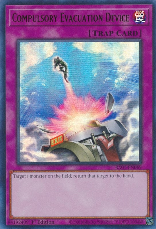 Image for Compulsory Evacuation Device (UR) (RA01-EN069) (RA01) - YuGiOh