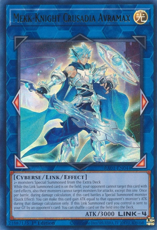 Image for Mekk-Knight Crusadia Avramax (UR) (RA01-EN044) (RA01) - YuGiOh