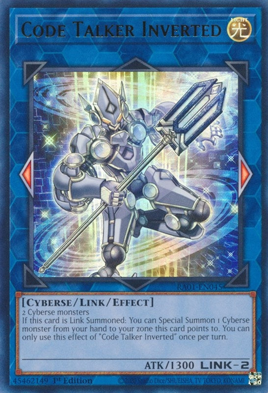 Image for Code Talker Inverted (UR) (RA01-EN045) (RA01) - YuGiOh