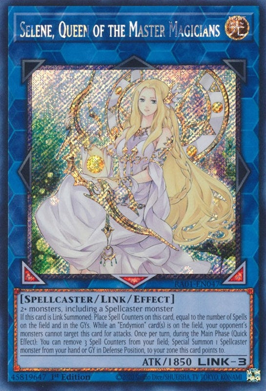 Selene, Queen of the Master Magicians (Platinum Secret Rare) (RA01-EN047) (RA01)