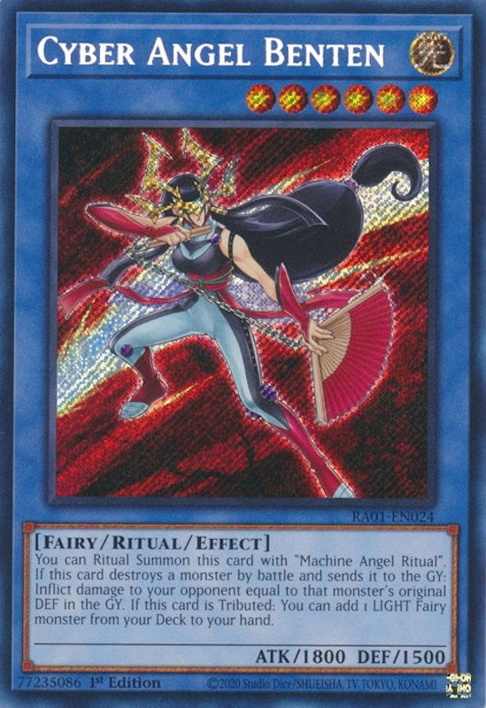 Image for Cyber Angel Benten (Secret Rare) (RA01-EN024) (RA01) - YuGiOh