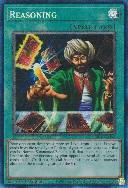 Image for Reasoning (PCR) (RA01-EN052) (RA01) - YuGiOh