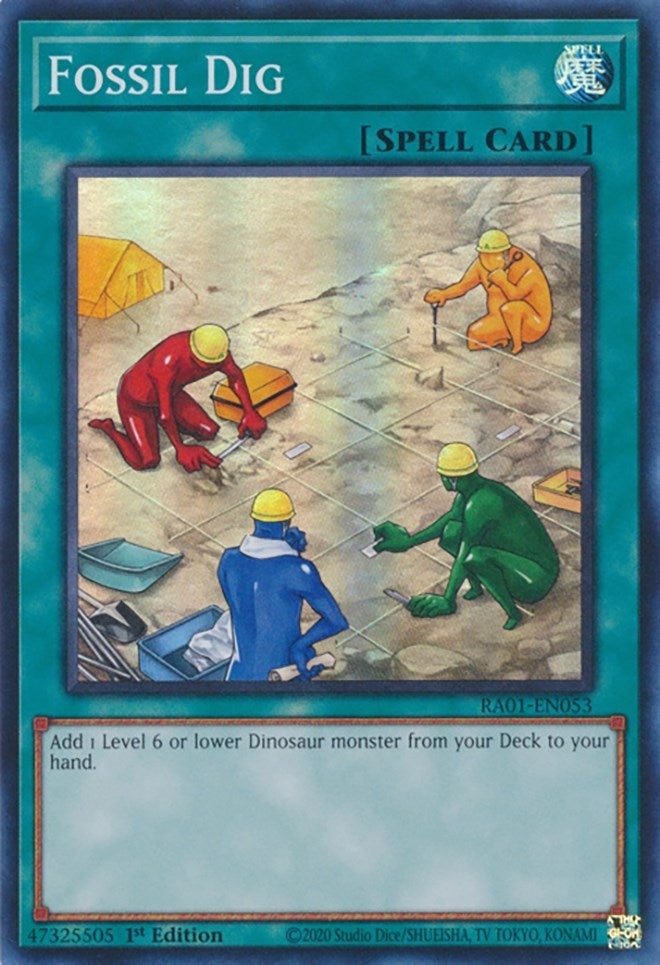 Image for Fossil Dig (RA01-EN053) (RA01) - YuGiOh