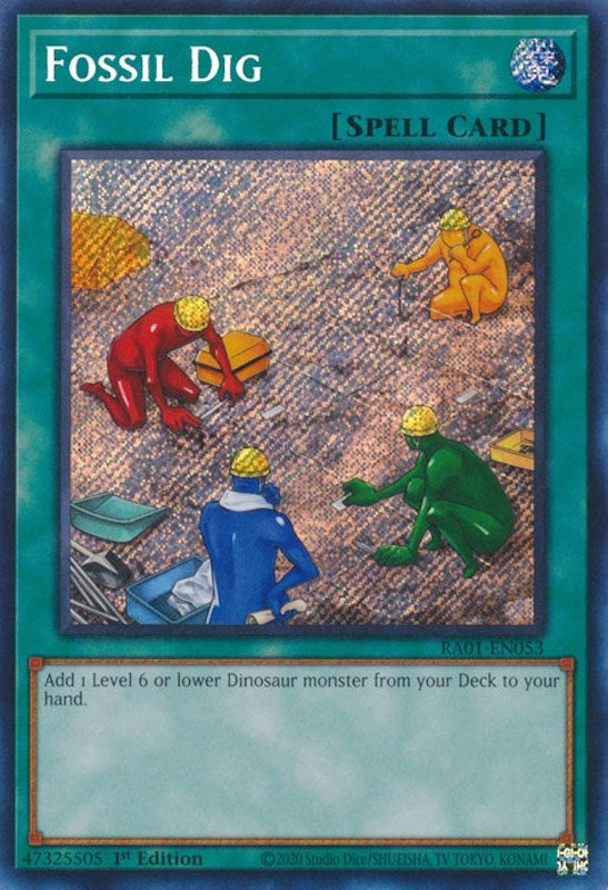 Image for Fossil Dig (Secret Rare) (RA01-EN053) (RA01) - YuGiOh