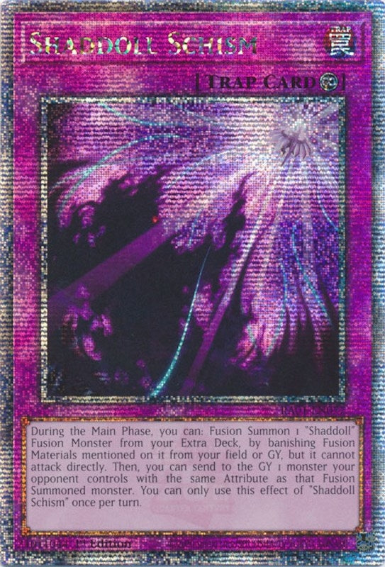 Image for Shaddoll Schism (Quarter Century Secret Rare) (RA01-EN077) (RA01) - YuGiOh
